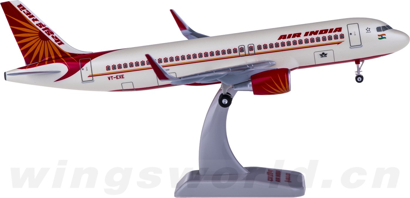 ジェットスター a320 1/200 hogan製　レア Hogan Wings 11069 Air India Airbus A320 (landing Gear