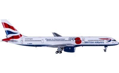 NGmodels 1:400 British Airways 英国航空 Boeing 757-200 G-BMRB