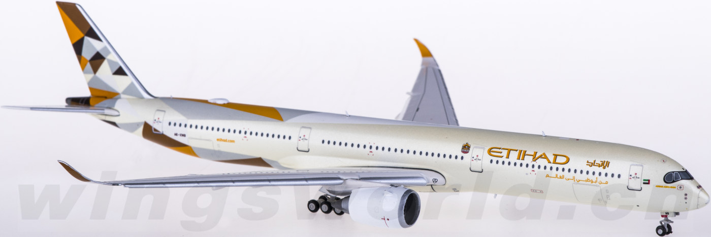 Replica dell'aviazione Etihad A380 Modello di aereo Aereo 30CM
