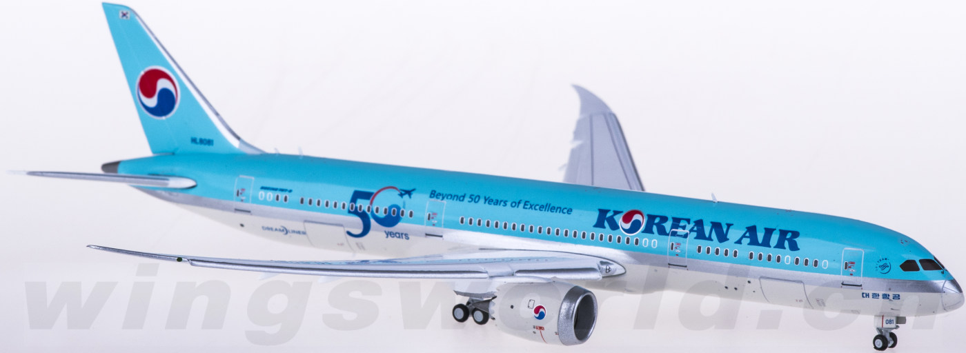 EW4789004A Korean Air 大韩航空Boeing 787-9 Dreamliner HL8081