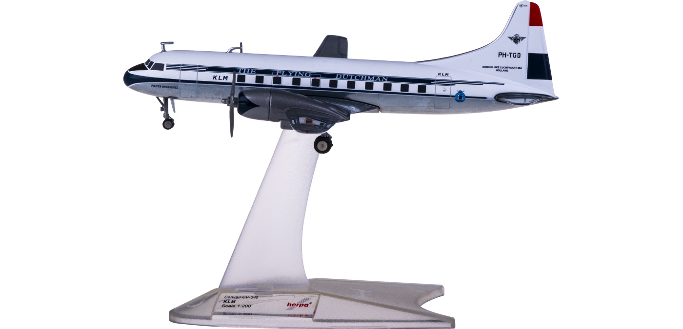 Herpa Wings 1:200 Convair CV-340 Klm Ph-Tgd 559393 Modellairport500