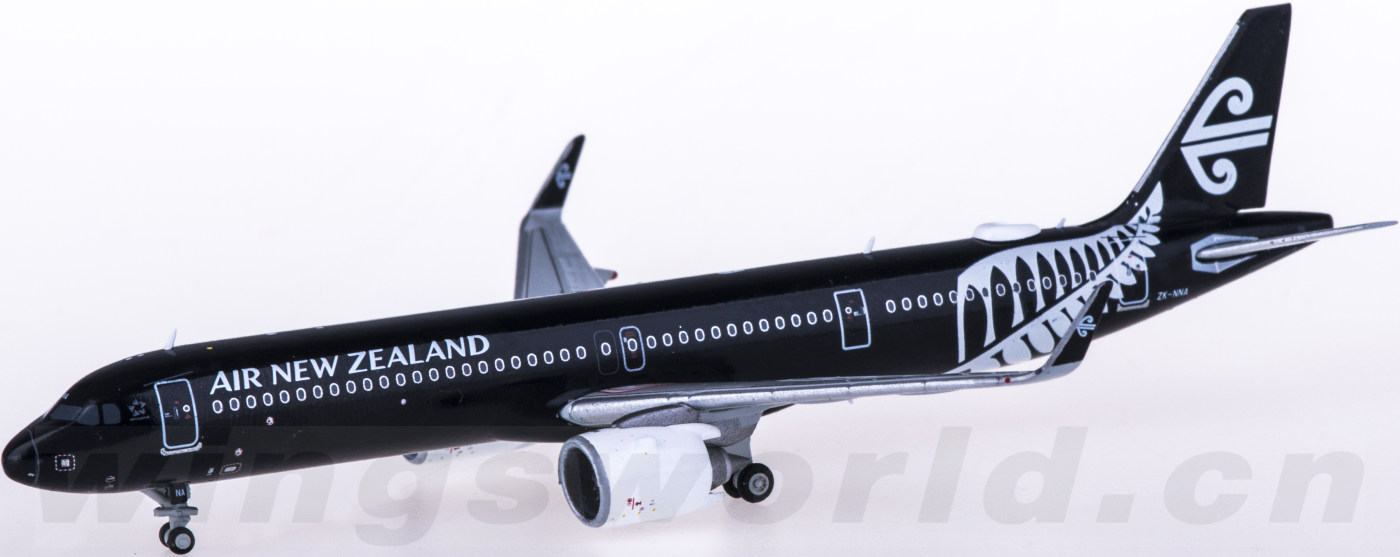 XX4081 Air New Zealand 新西兰航空Airbus A321neo ZK-NNA 全黑
