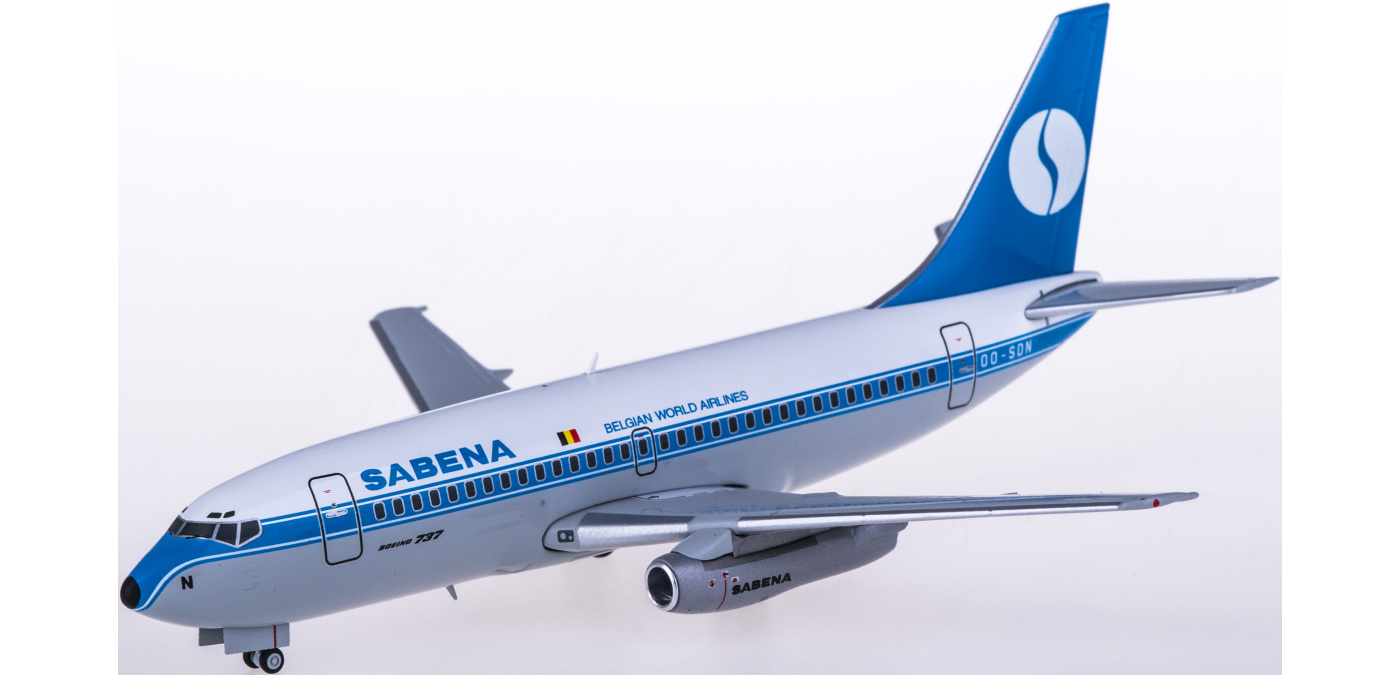 559942 Sabena 比利时航空Boeing 737-200 OO-SDN Herpa 1:200 -飞机 