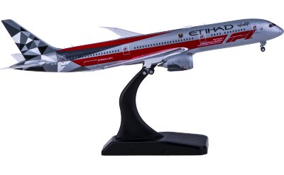 JC Wings 1:400 Etihad Airways 阿提哈德航空 Boeing 787-9 Dreamliner A6-BLV F1彩绘