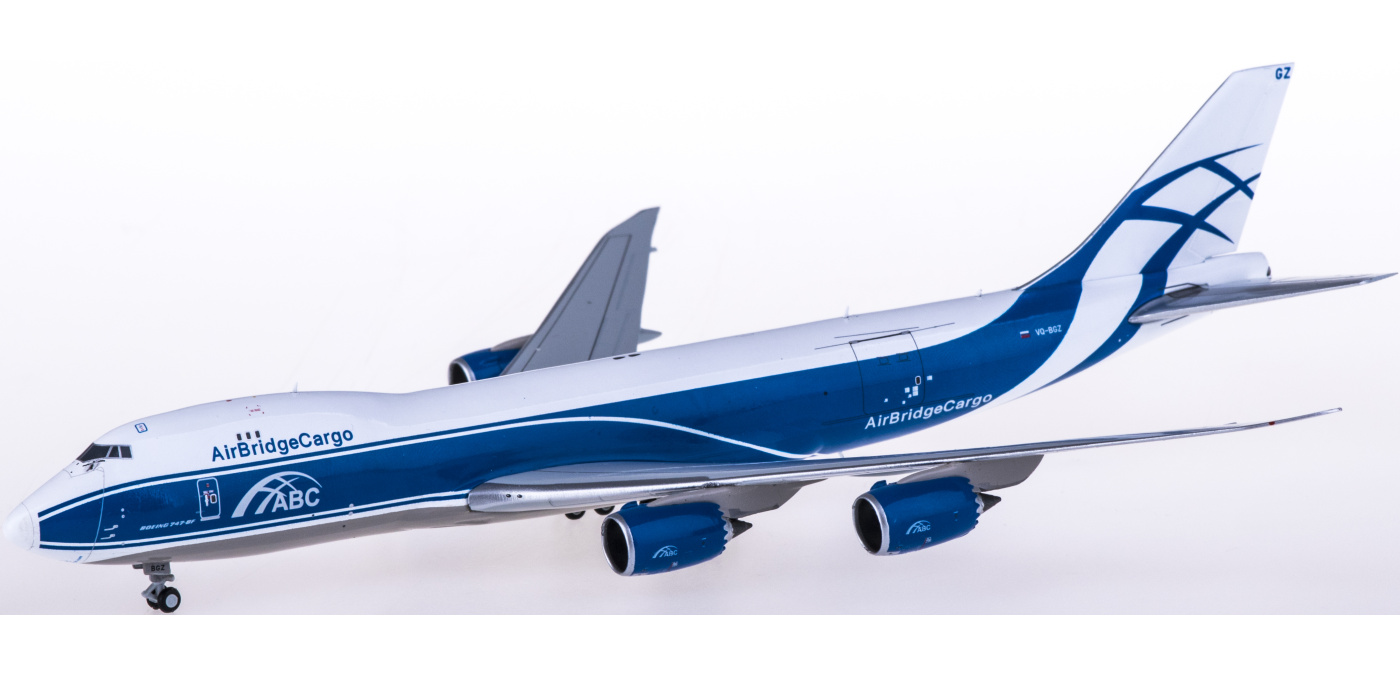 貨物機模型　AirBridgeCargo　B747-8F　1/400　　え Air Bridge Cargo Boeing 747-8F VP-BBY ABC Volga-Dnepr Gemini
