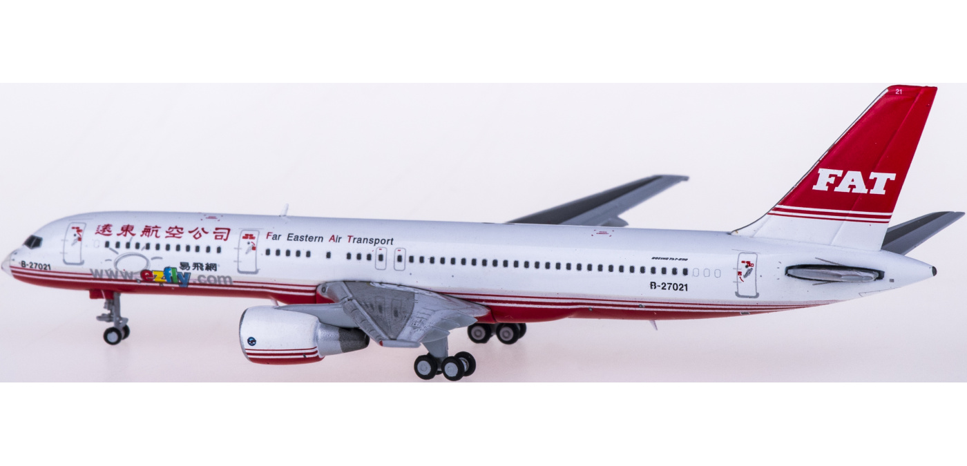 EW4752004 FAT 远东航空Boeing 757-200 B-27021 Ezfly JC Wings 1:400 