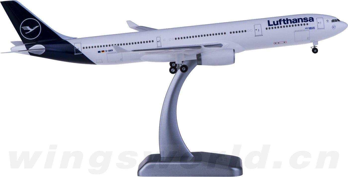 LW200DLH007 Lufthansa 汉莎航空Airbus A330-300 D-AIKR Hogan 1:200 