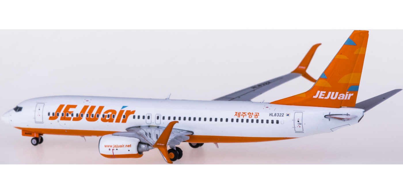 XX4184 Jeju Air 济州航空Boeing 737-800 HL8322 JC Wings 1:400
