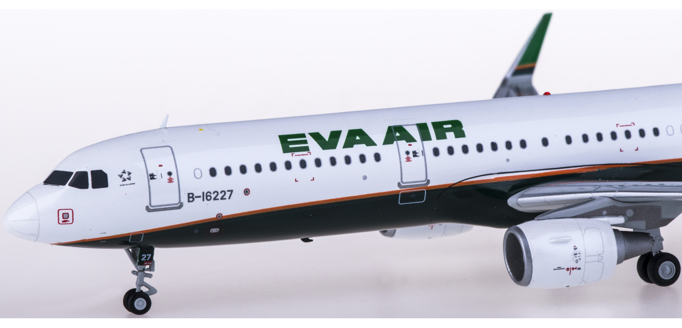 【新品】エアバス模型　EVA AIR Airbus A321 スケール1:200 模型開箱】JC wings EVA AIR airbus A321-200｜B-16221 1/200