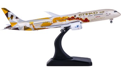 Etihad Airways 阿提哈德航空 Boeing 787-9 A6-BLF 中国龙彩绘