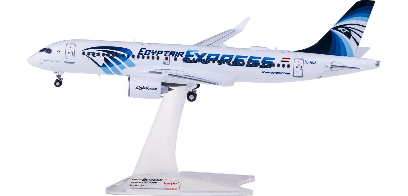 航空機・ヘリコプター JC WINGS 1/200 EGYPTAIR A220-300 SU-GEY JC WINGS 1/200 EGYPTAIR A220-300 SU-GEY