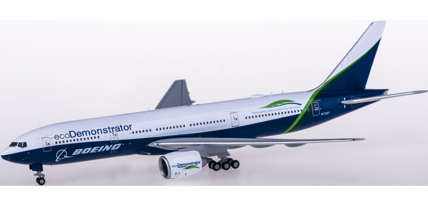 XX4216 Boeing 777-200 N772ET 环保涂装JC Wings 1:400 -飞机模型世界