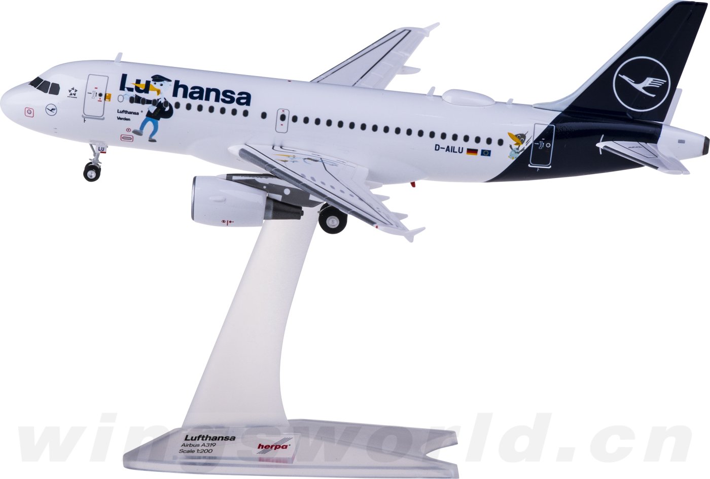 航空機・ヘリコプター herpa Lufthansa Airbus A319-100 1/200 A319-100 Lufthansa 