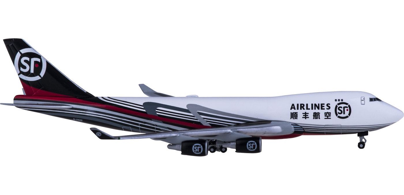 【中古】herpa Boeing 6個 534222 SF Airlines 顺丰航空Boeing 747-400ERF B-2422 货机