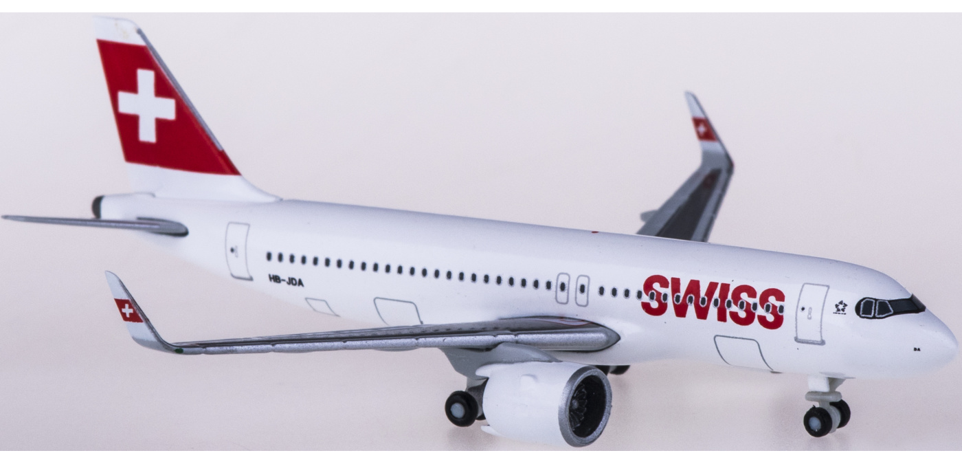 534413 Swiss 瑞士国际航空Airbus A320neo HB-JDA Engelberg Herpa 1 