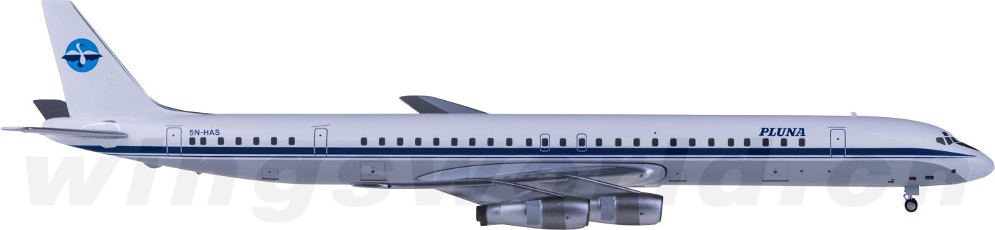 aeroclassics 1:200 ac219838 pluna 乌拉圭航空 douglas dc-8-61 5n