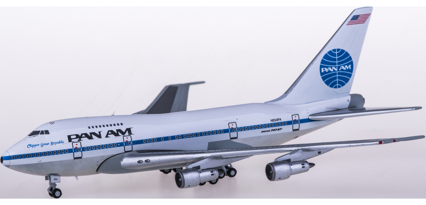 EW474S001 Pan Am 泛美航空Boeing 747SP N534PA Clipper Great