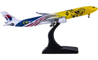Phoenix 1:400 Malaysia Airlines 马来西亚航空 Airbus A330-300 9M-MTG 马来亚虎彩绘