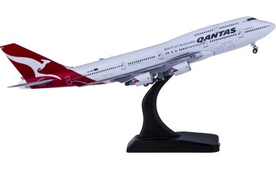 Geminijets 1:400 Qantas 澳洲航空 Boeing 747-400ER VH-OEH Hervey Bay