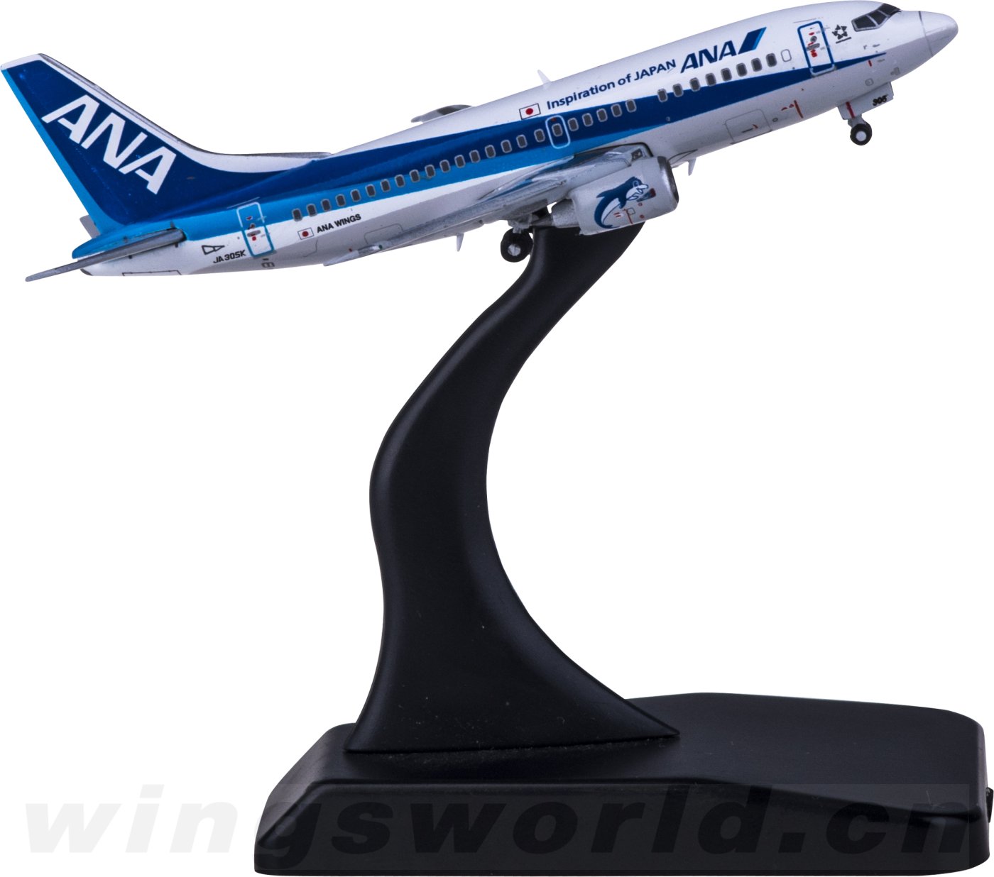 EW4735004 ANA 全日空Boeing 737-500 JA305K JC Wings 1:400 -飞机模型世界