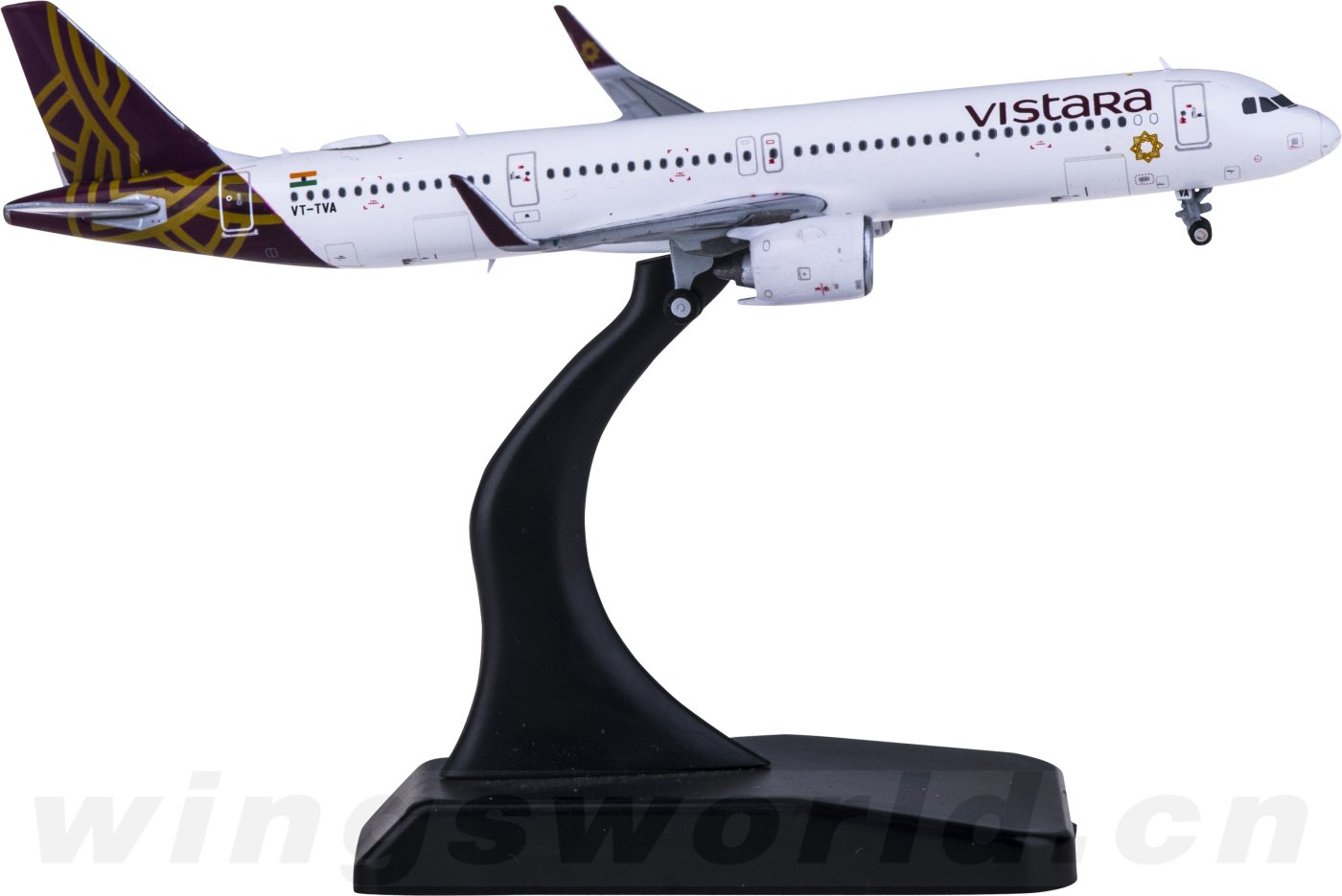 Amazon.com: JC Wings for VISTARA Airbus A321 NEO VT-TVA 1