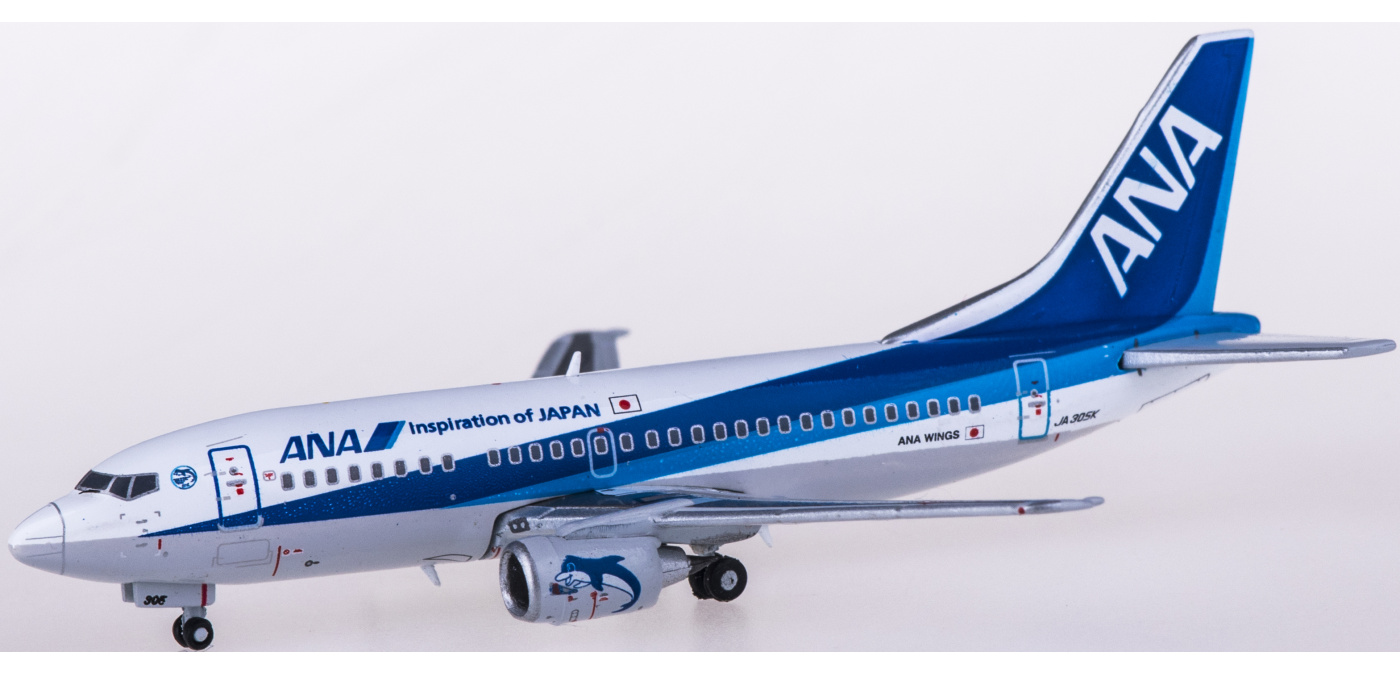 EW4735004 ANA 全日空Boeing 737-500 JA305K JC Wings 1:400 -飞机模型世界