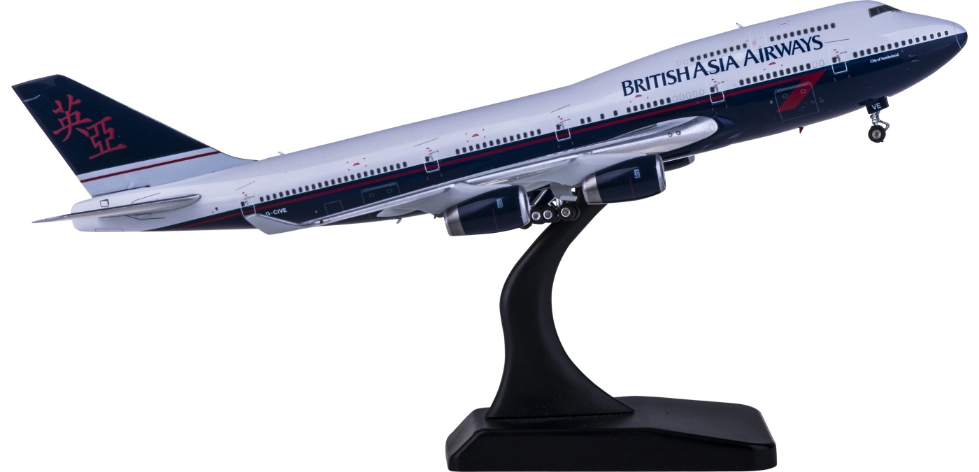 BRITISH ASIA AIRWAYS｜BOEING747-400 1/400 British asia airways B747-400 1/400