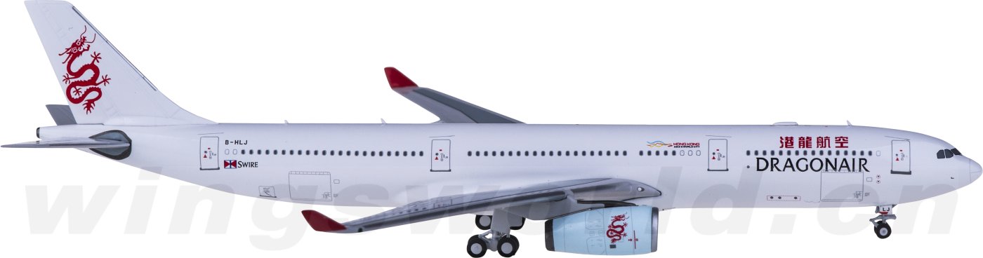 NG62020 Dragonair 港龙航空Airbus A330-300 B-HLJ NGmodels 1:400