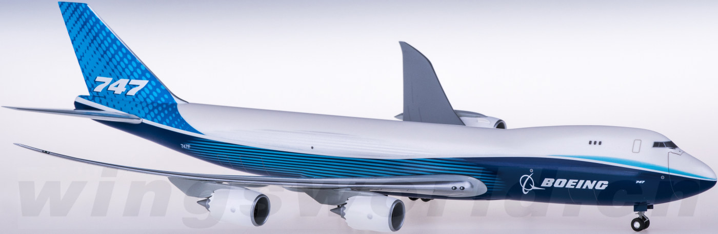 hogan比例:1:200材质:abs机型:boeing 747-8航空公司:boeing 波音公司