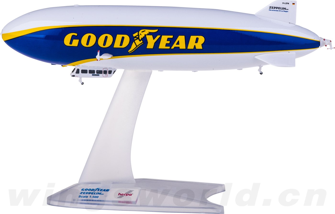 herpa1500534871goodyear固特异zeppelinnt齐柏林飞艇dlzfn