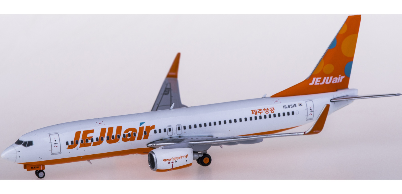 XX4199 Jeju Air 济州航空Boeing 737-800 HL8318 JC Wings 1:400 -飞机 