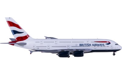Geminijets 1:400 British Airways 英国航空 Airbus A380 G-XLED