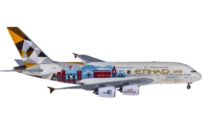 JC Wings 1:400 Etihad Airways 阿提哈德航空 Airbus A380 A6-APC Choose the United Kingdom