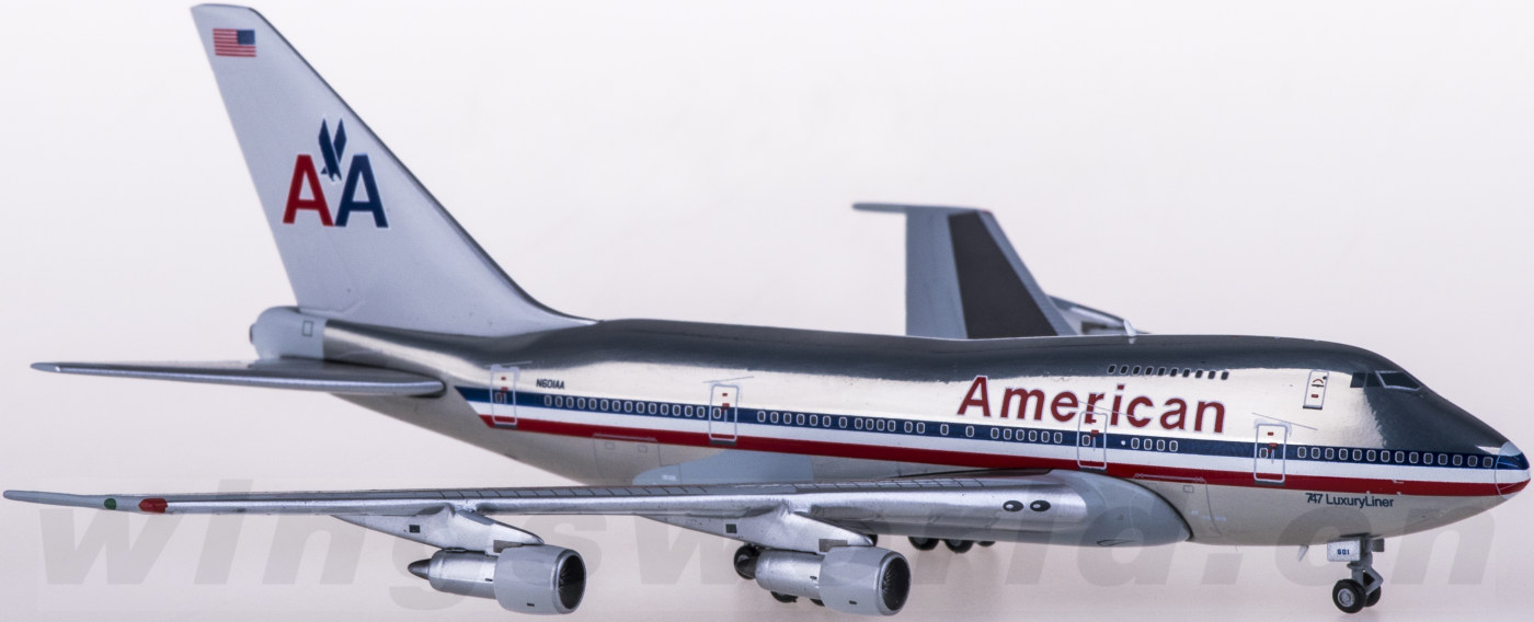 airlines 美国航空 boeing 747sp n601aa jc wings 1:400 -飞机模型