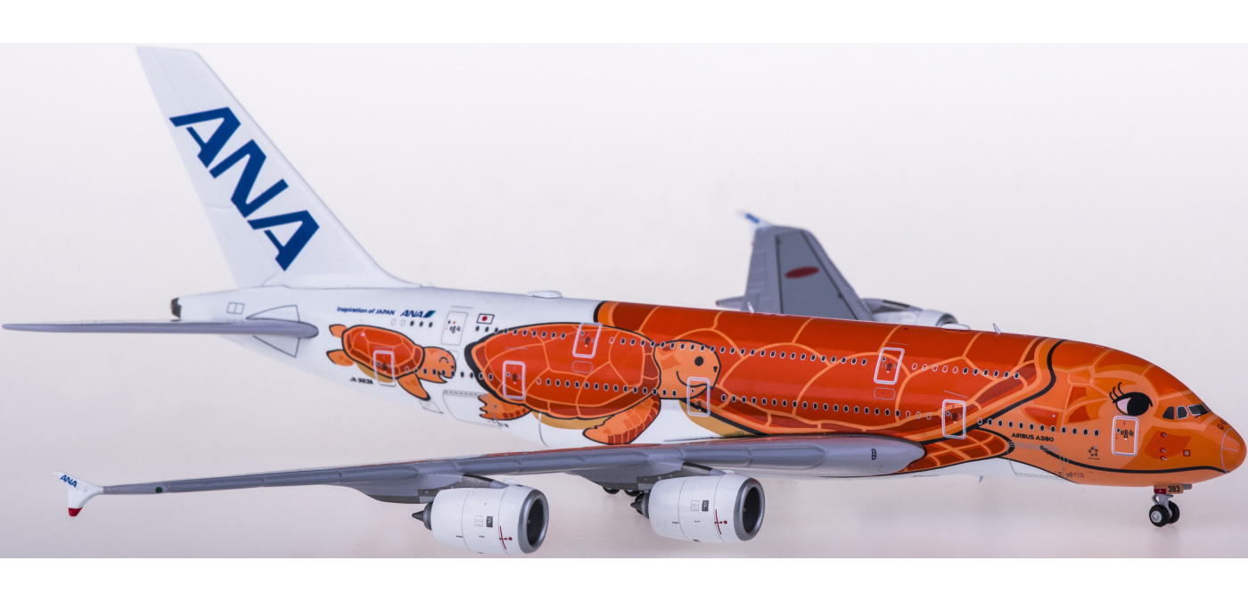 Aviation 1:400 ANA A380-800 JA383A 全日空 PH04388 ANA 全日空Airbus A380 JA383A Kala Phoenix 1:400