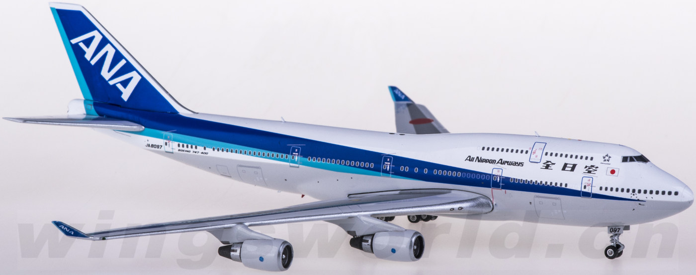 PH04372 ANA 全日空Boeing 747-400 JA8097 Phoenix 1:400 -飞机