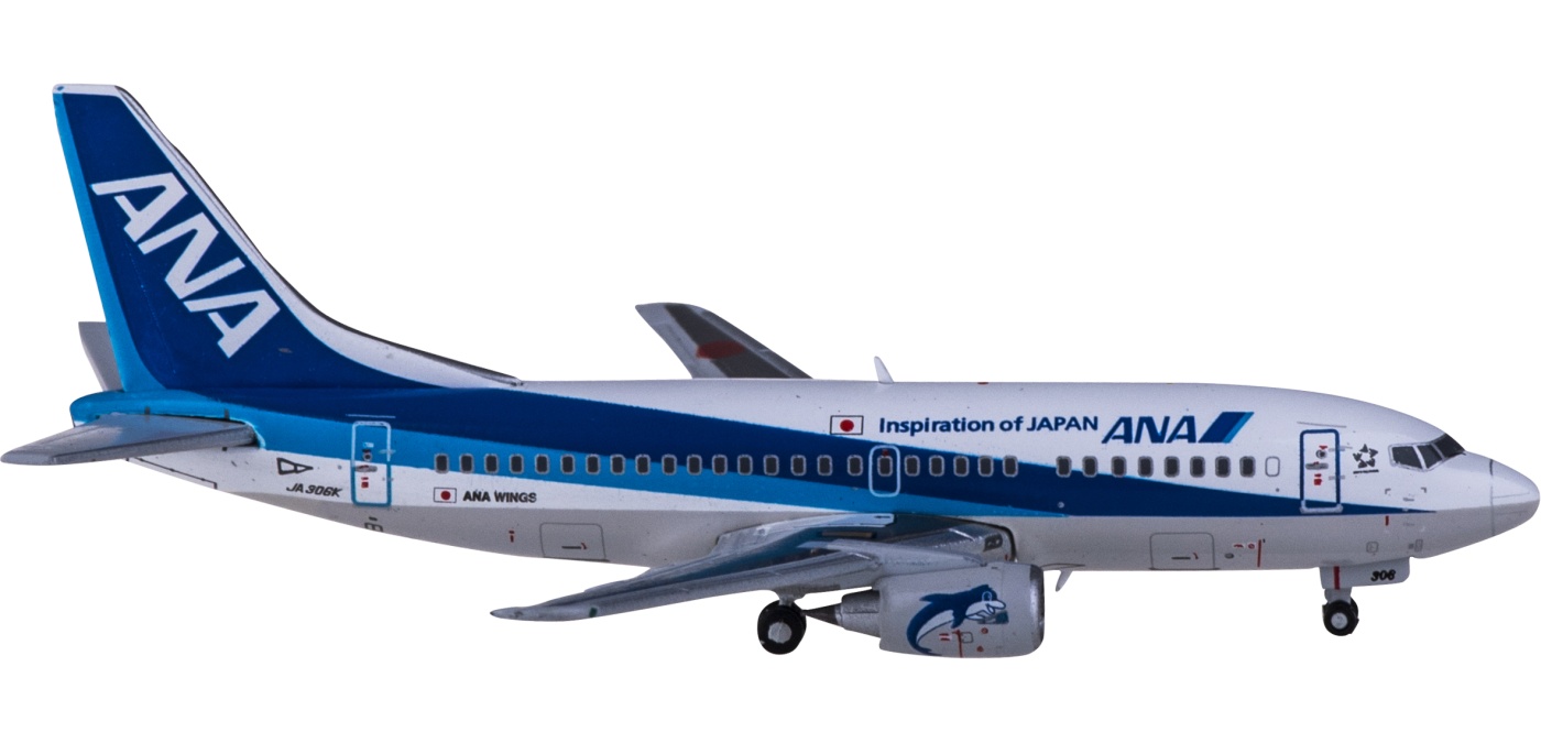 EW4735005 ANA 全日空Boeing 737-500 JA306K JC Wings 1:400 -飞机模型世界