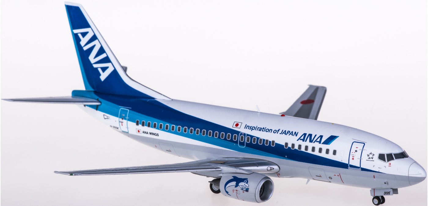 EW2735004 ANA 全日空Boeing 737-500 JA305K JC Wings 1:200 -飞机模型世界