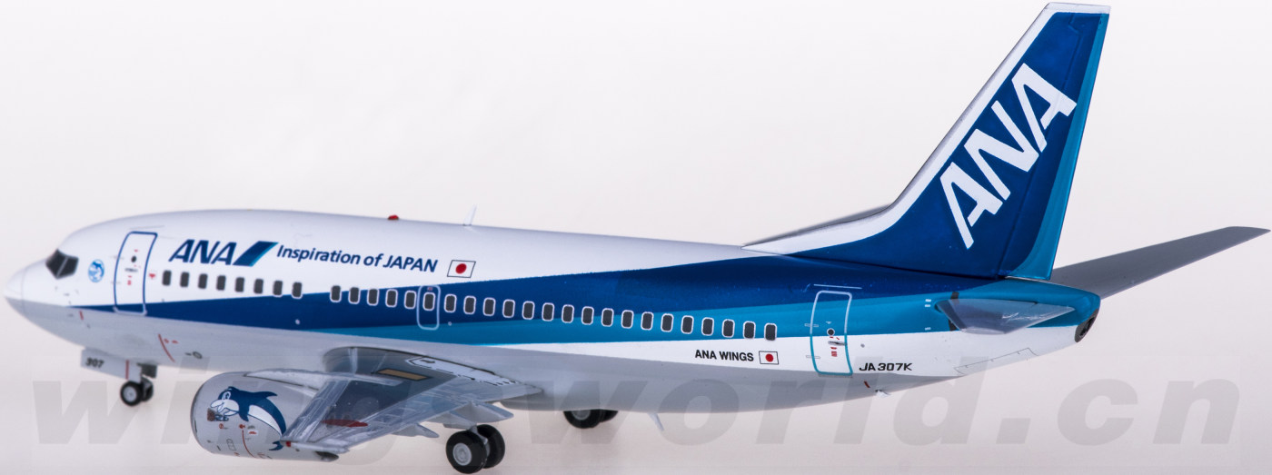 EW2735006 ANA 全日空Boeing 737-500 JA307K JC Wings 1:200 -飞机模型世界