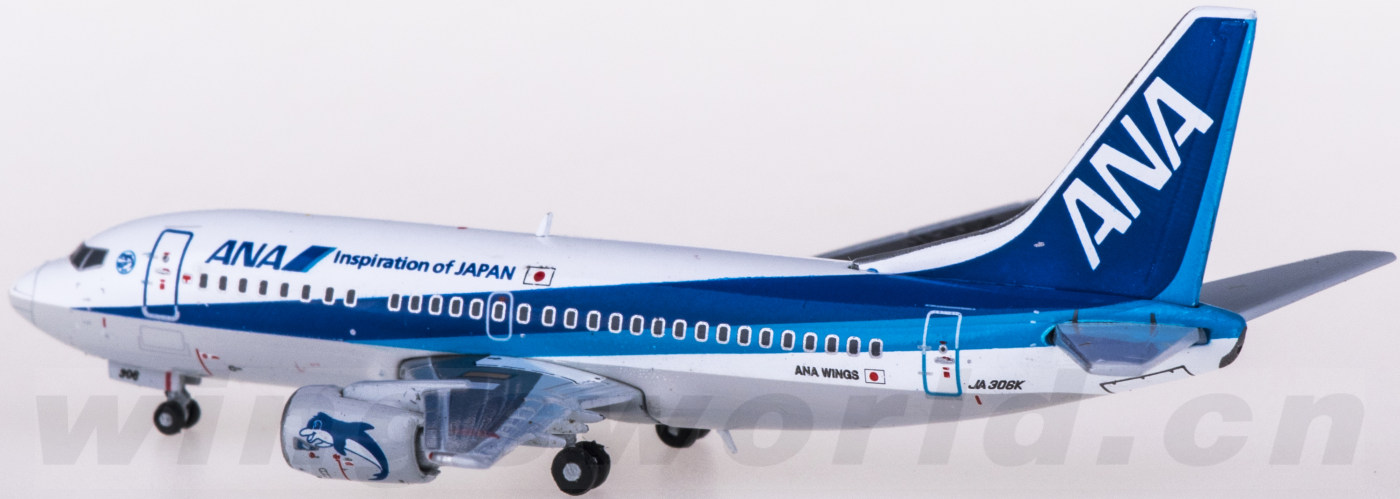 EW4735005 ANA 全日空Boeing 737-500 JA306K JC Wings 1:400 -飞机模型世界