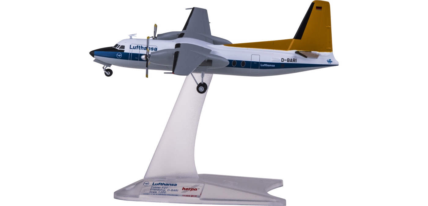 571029 Lufthansa 汉莎航空Fokker F-27 Friendship D-BARI Herpa 1:200