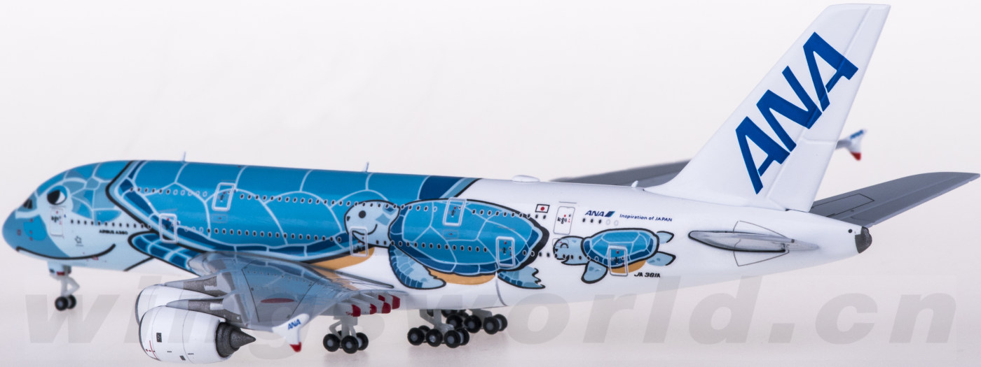 PX5001 ANA 全日空Airbus A380 JA381A Lani JC Wings 1:500