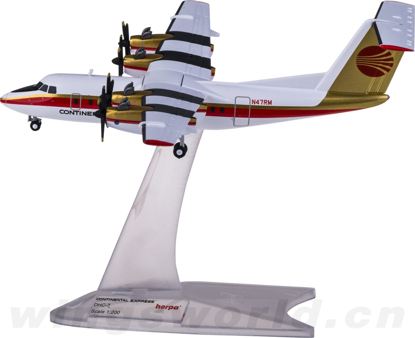 航空機・ヘリコプター herpa Wardair  DHC-7 1/200 herpa Wardair Canada DHC-7 1/200 航空機・ヘリコプター herpa
