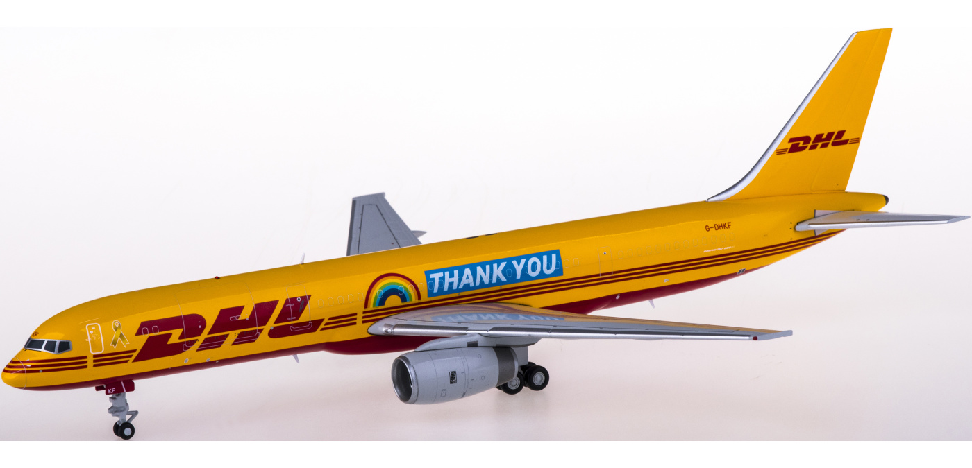 EW2752004 DHL 敦豪Boeing 757-200PCF G-DHKF THANK YOU 货机JC Wings