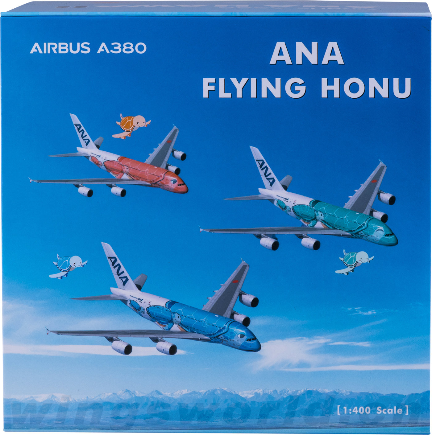 ANAA380GIFTBOX ANA 全日空Airbus A380 海龟礼盒Phoenix 1:400 