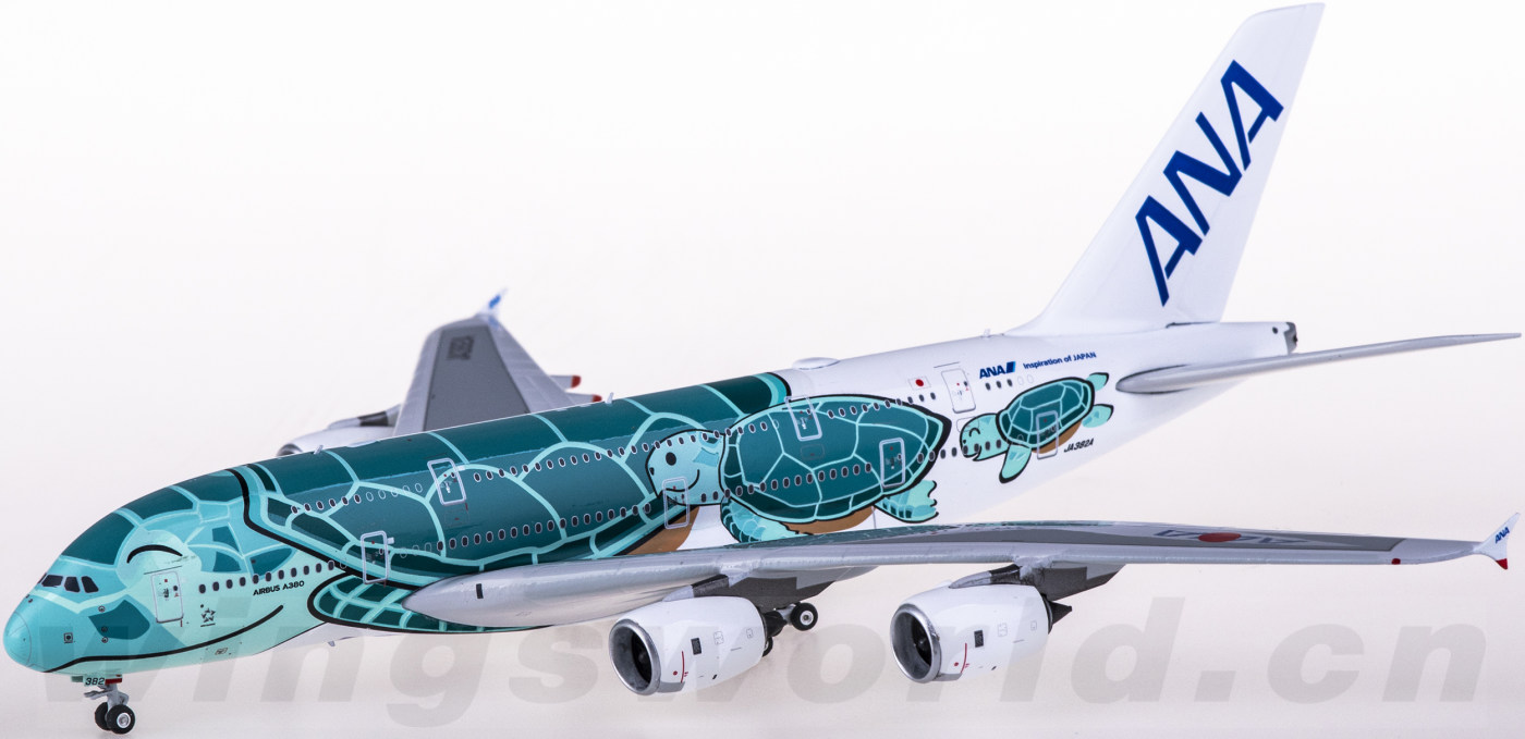 PH04387 ANA 全日空Airbus A380 JA382A Kai Phoenix 1:400 -飞机模型世界