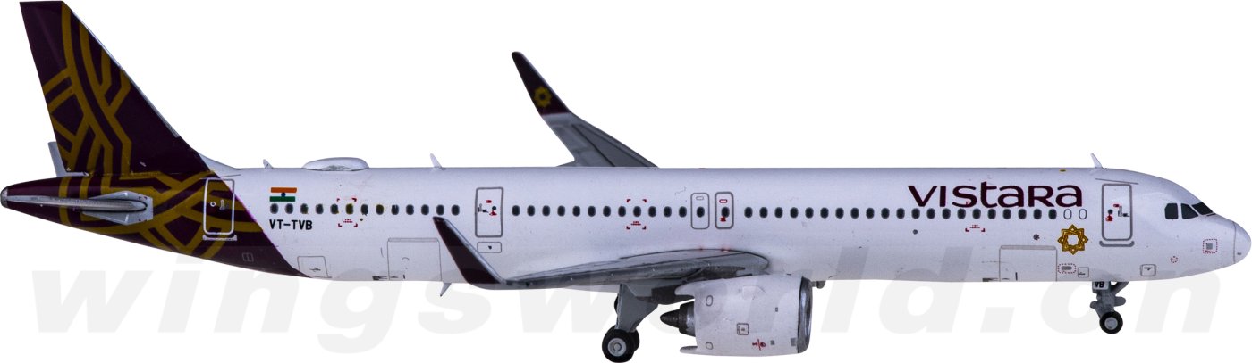 XX4467 Vistara 维斯塔拉航空Airbus A321neo VT-TVB JC Wings 1