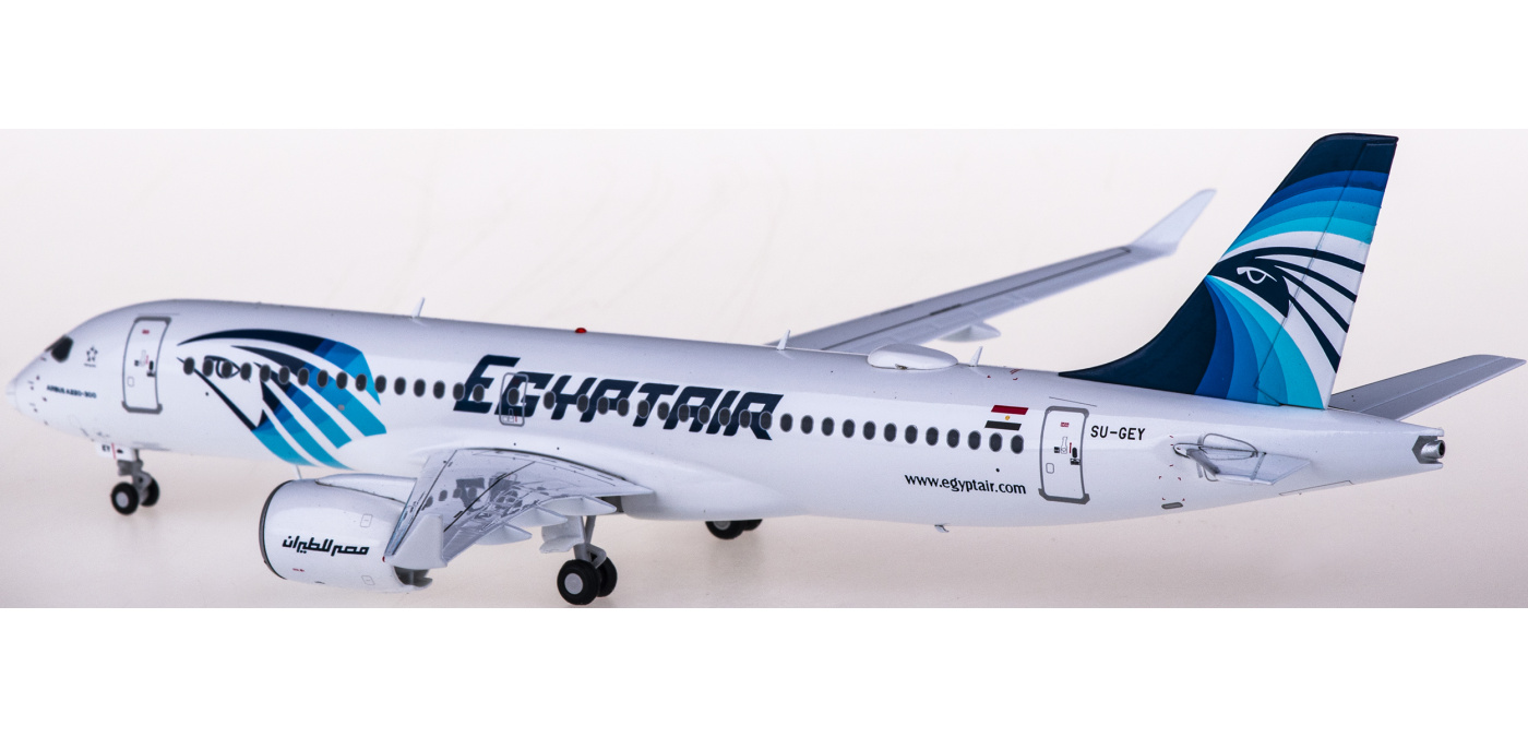 LH2232 EgyptAir 埃及航空Airbus A220-300 SU-GEY JC Wings 1