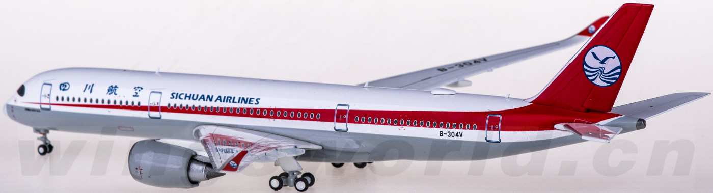 Aviation 1:200 中国四川航空 A350-900 B-304U Aviation 1:200 SICHUAN Airlines Airbus A350-900 Diecast