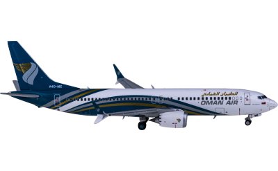 JC Wings 1:400 Oman Air 阿曼航空 Boeing 737 MAX 8 A4O-ME